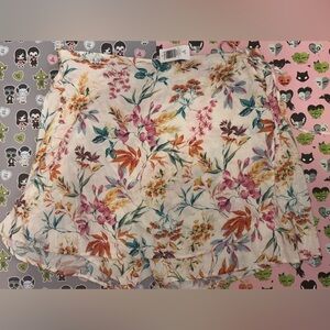 NWT torrid floral skort with ties